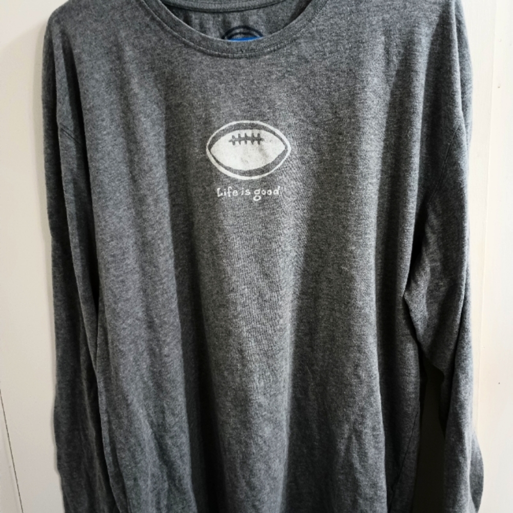 Unisex long sleeve ( life is good ) size Large